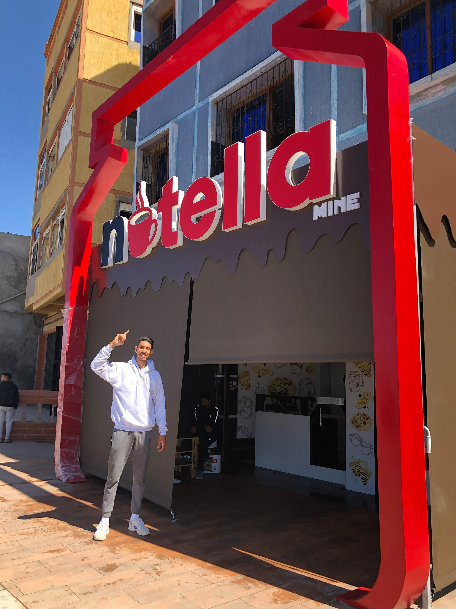 Façade Nutella Mine réalisée par IZM.MA